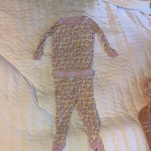 Little Sleepies Rainbow Patterned Pajama Top